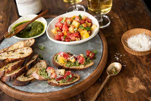 Fresh Garden Tomato Bruschetta