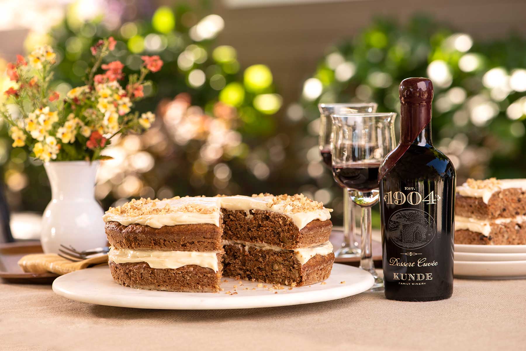 Carrot Cake with Maple Cream Cheese Frosting