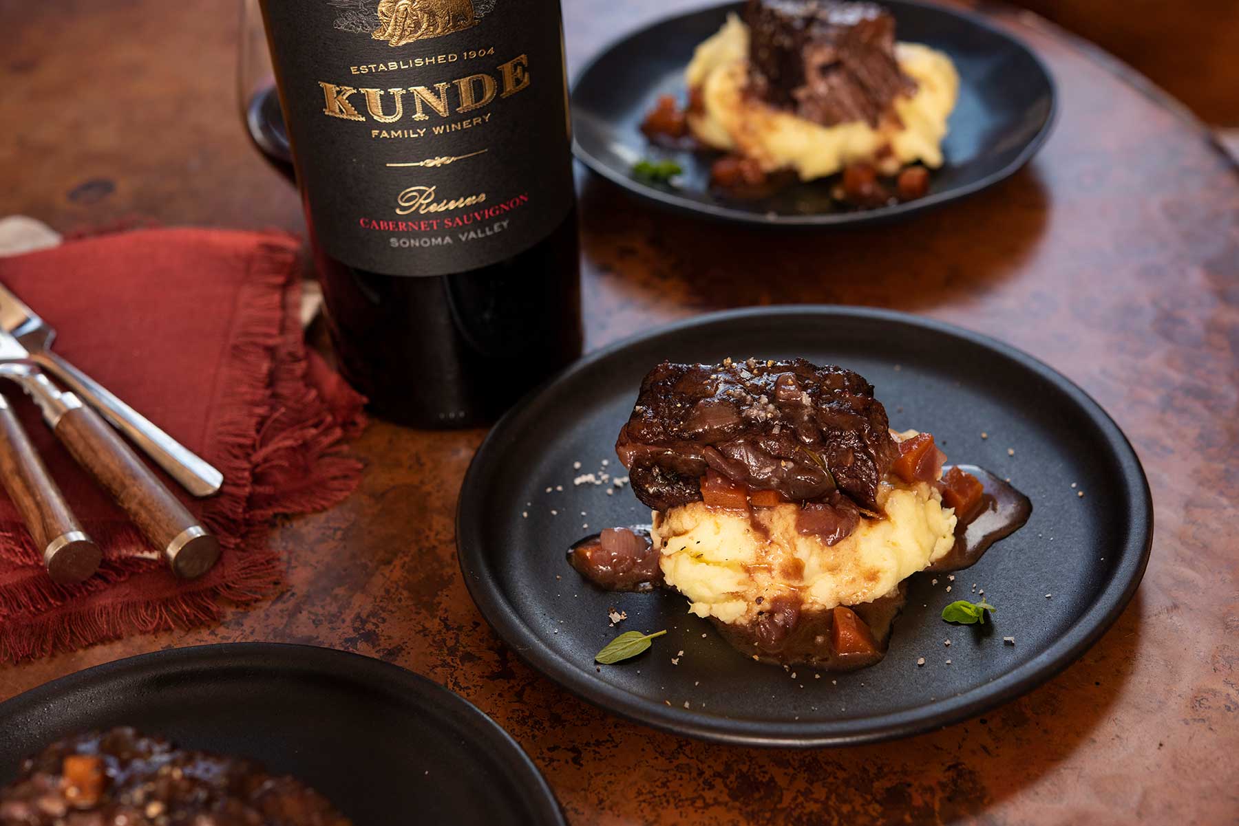 Cabernet Sauvignon Braised Short Ribs